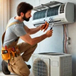 Professional split and Window air conditioner installation and bracket mounting by Fixflow in Delhi NCR